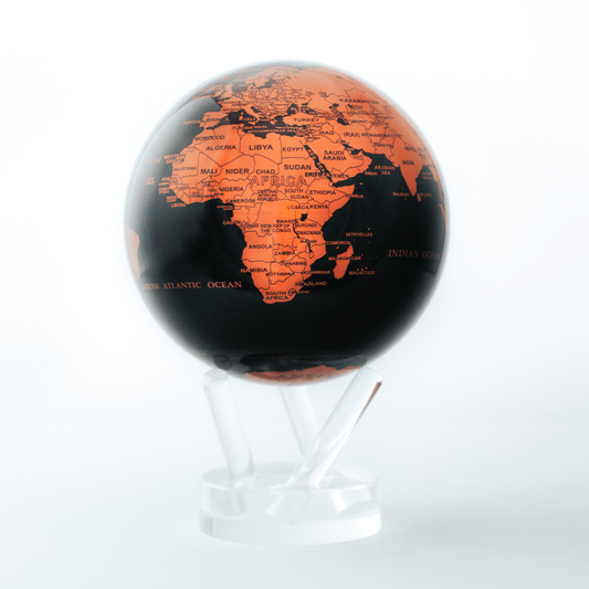 BLACK AND COPPER GLOBE - movaglobes.store